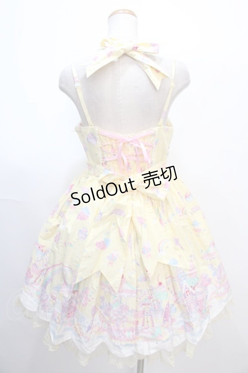 画像2: Angelic Pretty / MilkyPlanetジャンパースカートSet  イエロー Y-25-01-30-166-AP-OP-SZ-ZY (2)