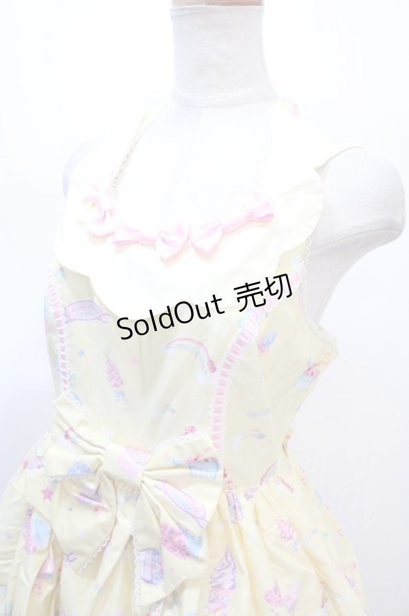 画像3: Angelic Pretty / MilkyPlanetジャンパースカートSet  イエロー Y-25-01-30-166-AP-OP-SZ-ZY (3)