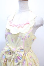 画像3: Angelic Pretty / MilkyPlanetジャンパースカートSet  イエロー Y-25-01-30-166-AP-OP-SZ-ZY (3)