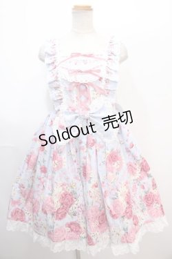 画像1: BABY,THE STARS SHINE BRIGHT / スローモーションブーケ〜あの日の私の想い〜柄ジャンパースカートII  サックス Y-25-01-30-167-BA-OP-SZ-ZY