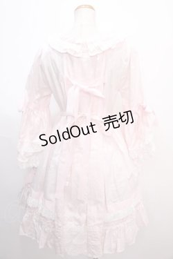 画像2: BABY,THE STARS SHINE BRIGHT / ローブ・ア・ラ・フランセーズワンピース&ヘッドドレスセット  ピンク Y-25-01-30-169-BA-OP-SZ-ZS