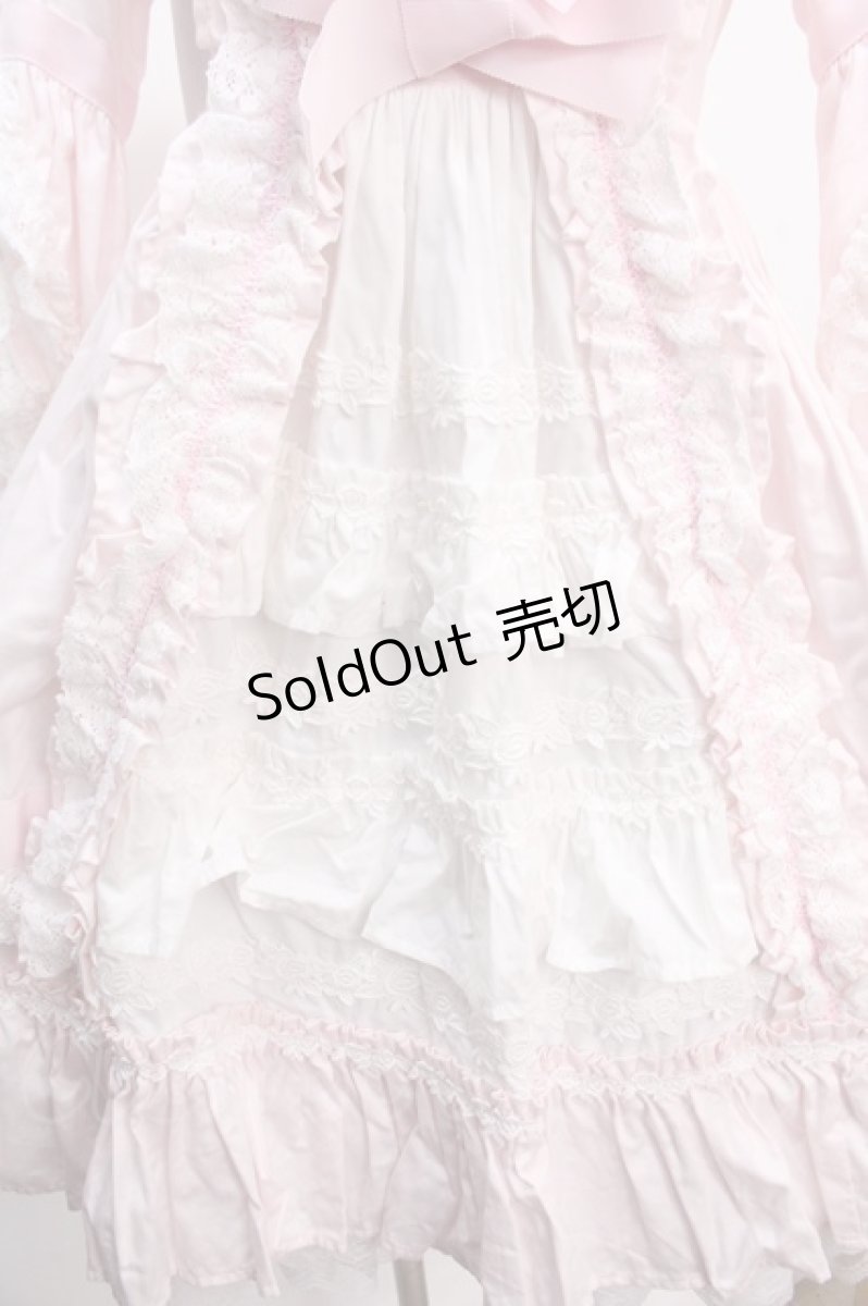 画像4: BABY,THE STARS SHINE BRIGHT / ローブ・ア・ラ・フランセーズワンピース&ヘッドドレスセット  ピンク Y-25-01-30-169-BA-OP-SZ-ZS (4)