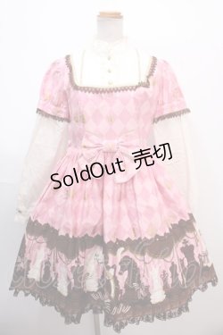 画像1: Angelic Pretty / Chess Chocolateワンピース  ピンク Y-25-01-30-171-AP-OP-SZ-ZY