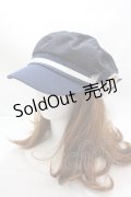 axes femme / カメオ付きサテンマリンキャス  紺 Y-25-01-30-024-AX-AC-SZ-ZY