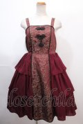 axes femme kawaii / メイリンジャンパースカート M ワイン Y-25-01-30-173-AX-OP-SZ-ZH