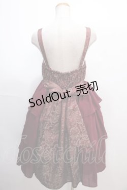 画像2: axes femme kawaii / メイリンジャンパースカート M ワイン Y-25-01-30-173-AX-OP-SZ-ZH
