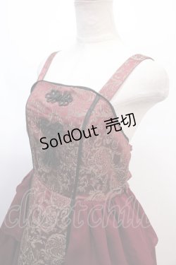 画像3: axes femme kawaii / メイリンジャンパースカート M ワイン Y-25-01-30-173-AX-OP-SZ-ZH