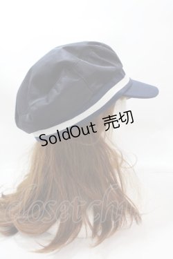 画像3: axes femme / カメオ付きサテンマリンキャス  紺 Y-25-01-30-024-AX-AC-SZ-ZY