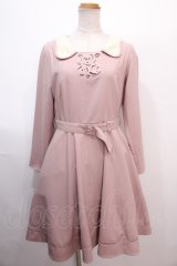 an another angelus / カットワークワンピース  ピンク Y-25-01-30-196-CA-OP-AS-ZT062