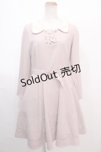 an another angelus / カットワークワンピース  ピンク Y-25-01-30-196-CA-OP-AS-ZT062