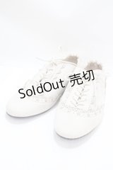 axes femme / スエードバラ刺繍バブーシュ L 生成り Y-25-01-30-040-AX-SH-SZ-ZT-K022