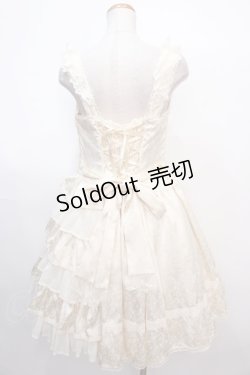 画像2: Angelic Pretty / ローズドレスアップジャンパースカート  アイボリー Y-25-02-03-065-AP-OP-SZ-ZY
