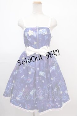 画像1: Angelic Pretty / Galaxy Cocktailジャンパースカート  コン Y-25-02-03-067-AP-OP-SZ-ZY