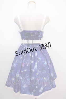 画像2: Angelic Pretty / Galaxy Cocktailジャンパースカート  コン Y-25-02-03-067-AP-OP-SZ-ZY