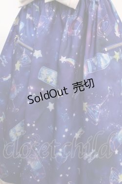 画像4: Angelic Pretty / Galaxy Cocktailジャンパースカート  コン Y-25-02-03-067-AP-OP-SZ-ZY