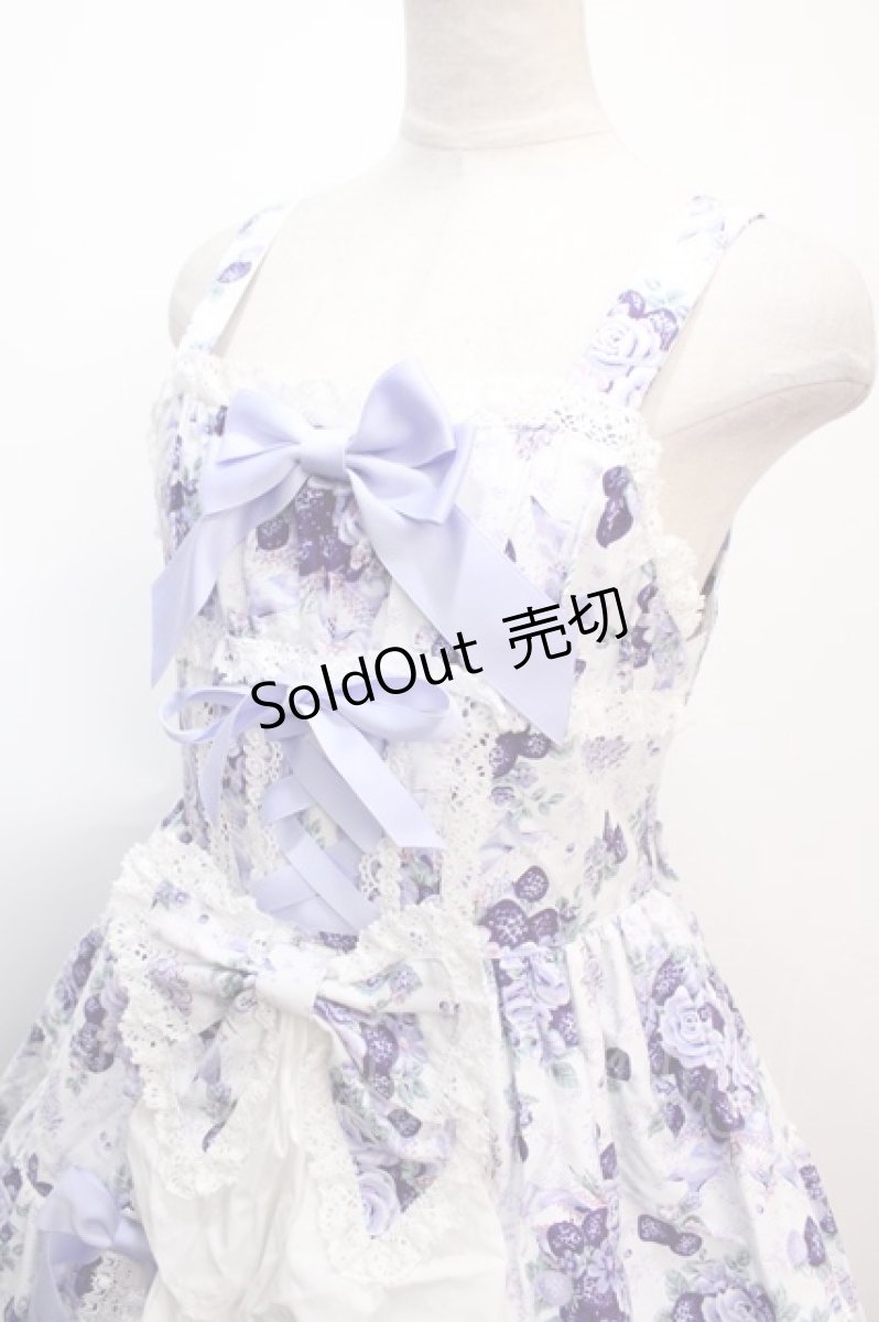 画像3: BABY,THE STARS SHINE BRIGHT / シュガーブーケ〜永遠の乙女の憧れ〜柄ジャンパースカートIII  ラベンダー Y-25-02-03-072-BA-OP-SZ-ZY (3)