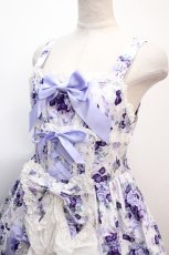 画像3: BABY,THE STARS SHINE BRIGHT / シュガーブーケ〜永遠の乙女の憧れ〜柄ジャンパースカートIII  ラベンダー Y-25-02-03-072-BA-OP-SZ-ZY (3)