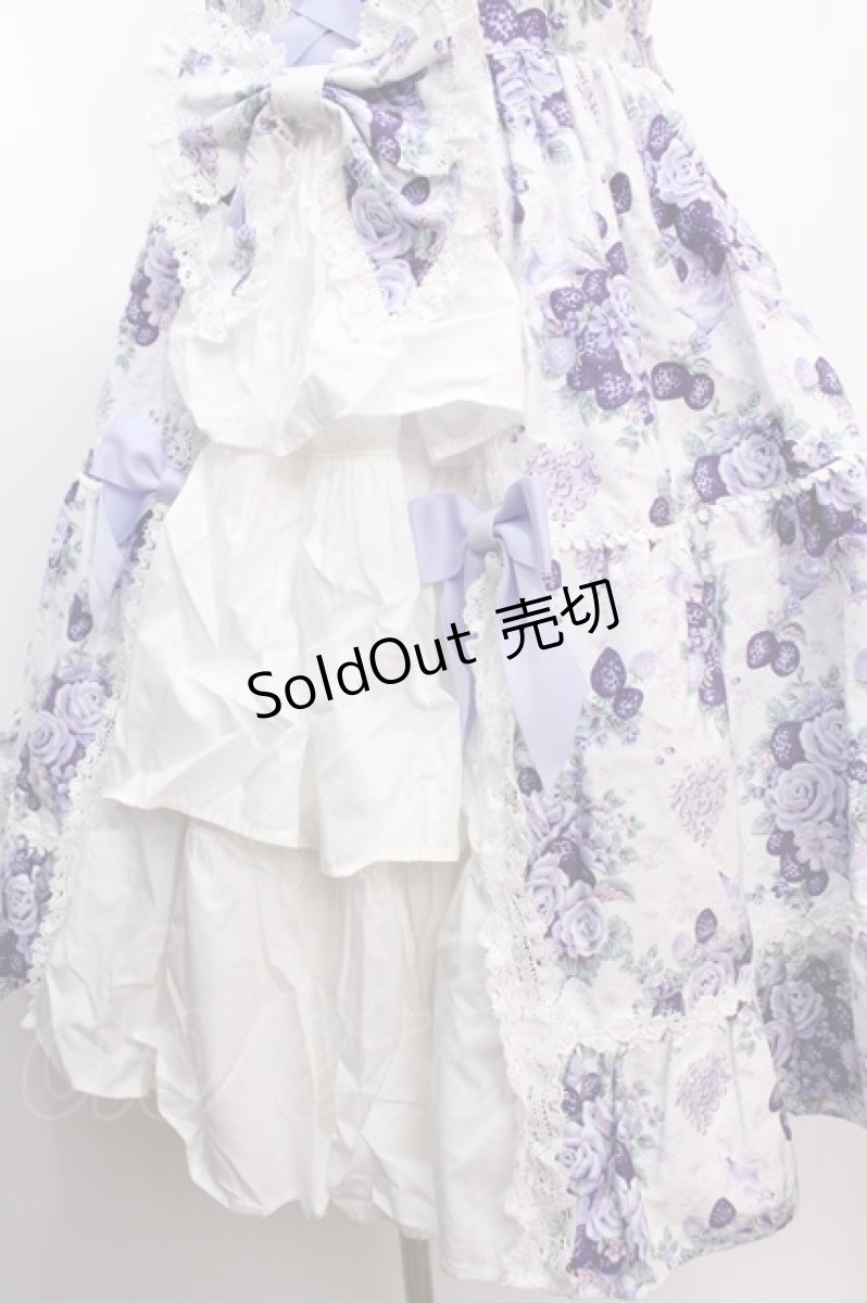 画像4: BABY,THE STARS SHINE BRIGHT / シュガーブーケ〜永遠の乙女の憧れ〜柄ジャンパースカートIII  ラベンダー Y-25-02-03-072-BA-OP-SZ-ZY (4)