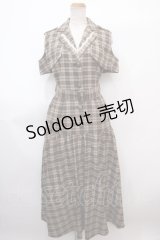axes femme POETIQUE / 2wayケープデザインワンピース M 茶 Y-25-02-03-096-AX-OP-SZ-ZI