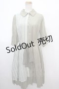 axes femme POETIQUE / スカーフ×レジメシャツワンピース M グリーン Y-25-02-03-103-AX-OP-SZ-OS