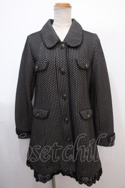 画像1: axes femme / コート  黒 Y-25-02-03-110-AX-CO-SZ-ZT-C040