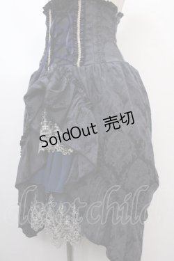 画像3: ATELIER PIERROT / “Eleanor”コルセットスカート F ネイビー Y-25-02-03-116-EL-SK-SZ-ZY