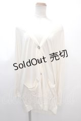 axes femme / フーテッドBACKレースカーデ  キナリ Y-25-02-05-062-AX-TO-SZ-ZI