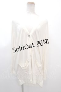axes femme / フーテッドBACKレースカーデ  キナリ Y-25-02-05-062-AX-TO-SZ-ZI
