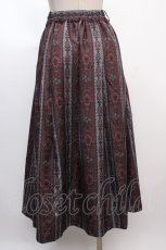 画像2: 【SALE】axes femme / アンティークローズスカート  パープル Y-25-02-05-008-AX-SK-AS-ZT436 (2)