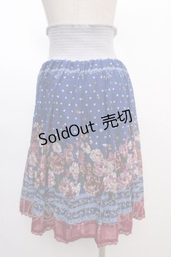 画像2: 【SALE】axes femme / 薔薇ドットスカート  紺 Y-25-02-05-013-AX-SK-SZ-ZT396