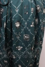 画像3: 【SALE】axes femme / サロン・ド・テ柄スカート F グリーン Y-25-02-05-037-AX-SK-SZ-ZT419 (3)