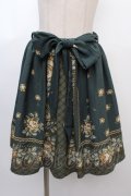 axes femme / スカーフパネル花柄スカート M グリーン Y-25-02-05-045-AX-SK-SZ-ZI