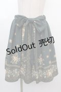 axes femme / スカーフパネル花柄スカート M グリーン Y-25-02-05-045-AX-SK-SZ-ZT376
