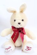 Maison de FLEUR / ストライプクラブ限定うさぎぬいぐるみ F レッド Y-25-02-06-048-LO-ZA-SZ-ZY