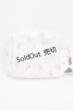 画像2: Maison de FLEUR / Daisy Duckフラワーポーチ  アイボリー Y-25-02-06-063-LO-ZA-AS-ZY
