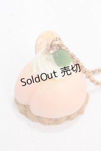 Q-pot. / ピーチプチケーキネックレス   Y-25-02-06-013-QP-AC-SZ-ZY