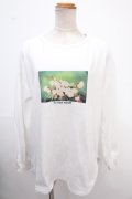 axes femme / アソートフラワーＴシャツ  白 Y-25-02-06-145-AX-TO-AS-ZI