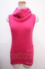 画像1: 【SALE】HYSTERIC GLAMOUR / ロゴ刺繍ハイネックノースリーブニット F ピンク Y-25-02-06-154-PU-TO-SZ-ZT098 (1)