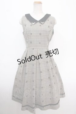 画像1: axes femme POETIQUE / クラウンフロッキージャンスカ M グリーン Y-25-02-06-166-AX-OP-SZ-ZT304