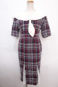 PAMEO POSE / Betty Dress Mix M ネイビー Y-25-02-06-190-LO-OP-SZ-ZY