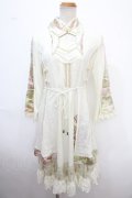 Ozz oneste / レイヤード風和チャイナワンピース  アイボリー Y-25-02-06-198-OO-OP-SZ-ZS