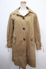 画像1: 【SALE】Fi.n.t / 袖口レースアップギャザーコート  ベージュ Y-25-02-06-202-CA-CO-AS-ZTC034 (1)