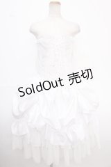 ATELIER PIERROT / Bustle Corset Dress  白 Y-25-02-06-208-EL-OP-SZ-ZY