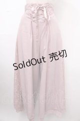 axes femme kawaii / サイドプリーツパンツ  ピンク Y-25-02-06-225-AX-PA-AS-ZH