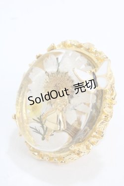 画像1: Q-pot. / アリスのフラワーガーデンリング  ゴールド Y-25-02-06-021-QP-AC-SZ-ZY