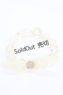 画像1: Q-pot. / ハチ　ト　ミツ　ブレスレット  イエロー Y-25-02-06-024-QP-AC-SZ-ZY