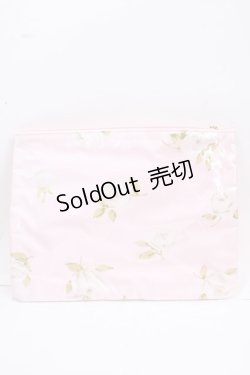 画像2: JESUS DIAMANTE / ディアマンテトラベルポーチ  グランヴィルローズ柄ピンク Y-25-02-06-031-JE-ZA-SZ-ZT422