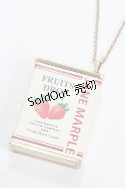 画像1: Jane Marple / フルーツドロップのペンダント  アンティークゴールド Y-25-02-06-005-JM-AC-SZ-ZY