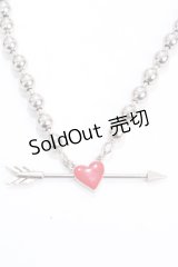 MILKBOY / ハートアローネックレス  シルバー Y-25-02-06-041-MB-AC-SZ-ZY