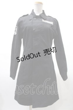 画像1: SEXY DYNAMITE LONDON (CHOICE) / ロングシャツ  黒 Y-25-02-09-054-PU-TO-AS-ZT011